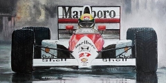 Formule 1 Aryton Senna Regenrace