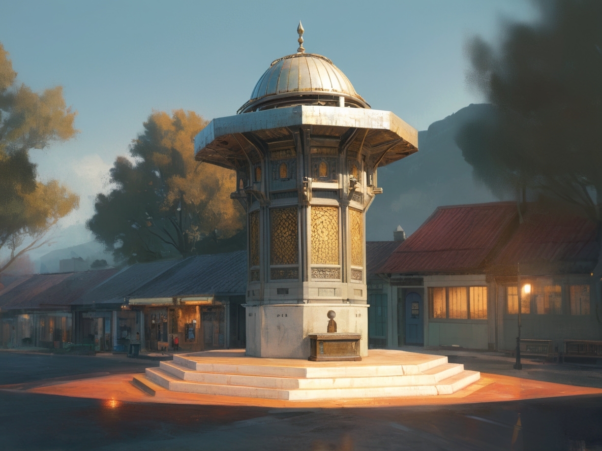 AlbedoBase_XL_In_the_style_of_craig_mullins_a_futuristic_tower_0-3