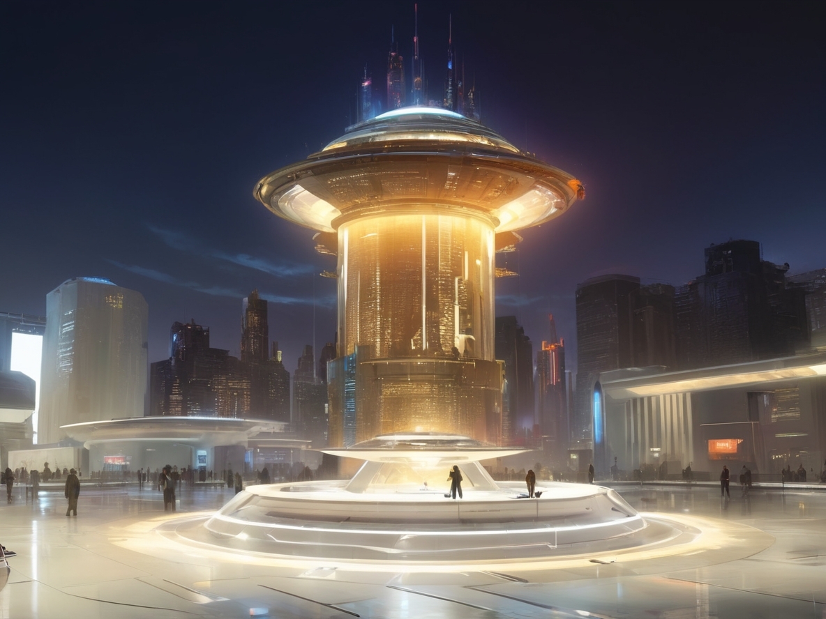 AlbedoBase_XL_In_the_style_of_craig_mullins_a_futuristic_tower_0-6